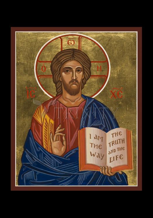Christ the Teacher - Holy Card by Julie Lonneman - Trinity Stores