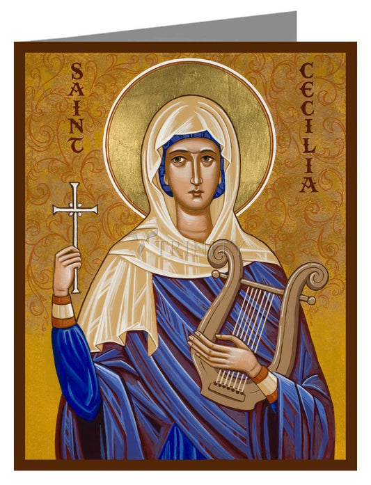 St. Cecilia - Note Card by Julie Lonneman - Trinity Stores