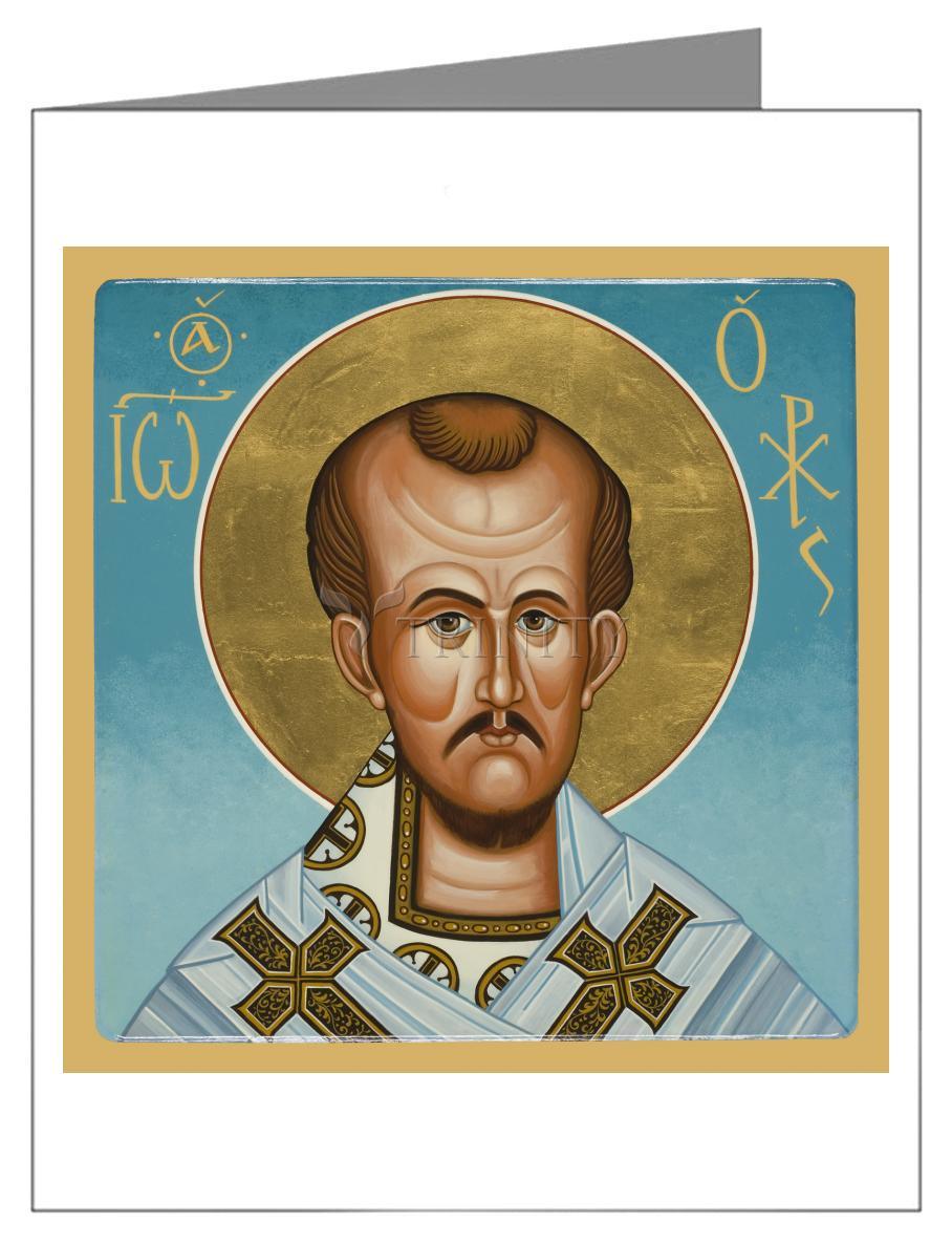 St. John Chrysostom - Note Card Custom Text by Julie Lonneman - Trinity Stores
