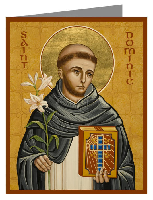 St. Dominic - Note Card by Julie Lonneman - Trinity Stores