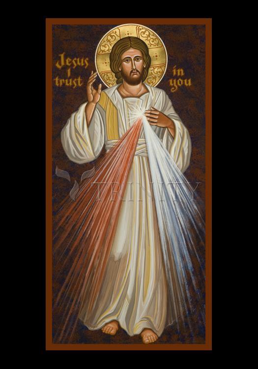 Divine Mercy - Holy Card by Julie Lonneman - Trinity Stores