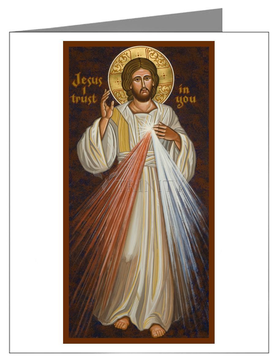 Divine Mercy - Note Card Custom Text by Julie Lonneman - Trinity Stores