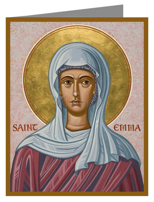 St. Emma - Note Card Custom Text by Julie Lonneman - Trinity Stores