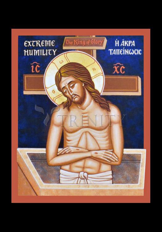 Extreme Humility - Holy Card by Julie Lonneman - Trinity Stores
