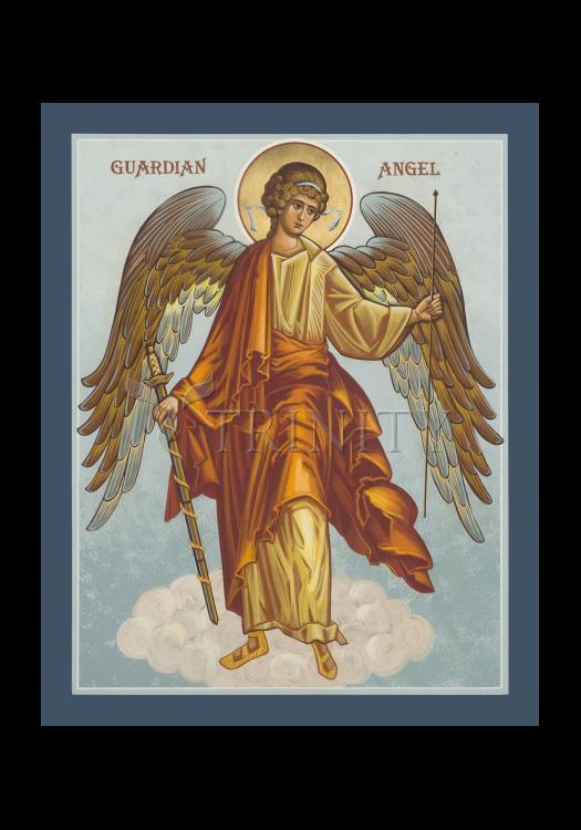Guardian Angel - Holy Card by Julie Lonneman - Trinity Stores