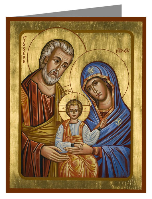 Holy Family - Note Card by Julie Lonneman - Trinity Stores