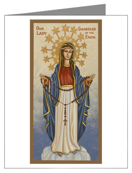 Our Lady Guardian of the Faith - Note Card by Julie Lonneman - Trinity Stores