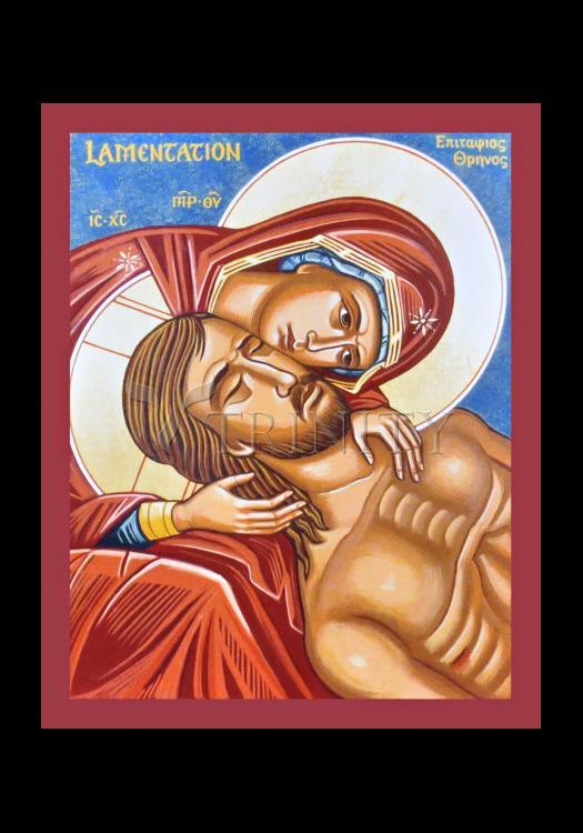 Lamentation - Holy Card by Julie Lonneman - Trinity Stores