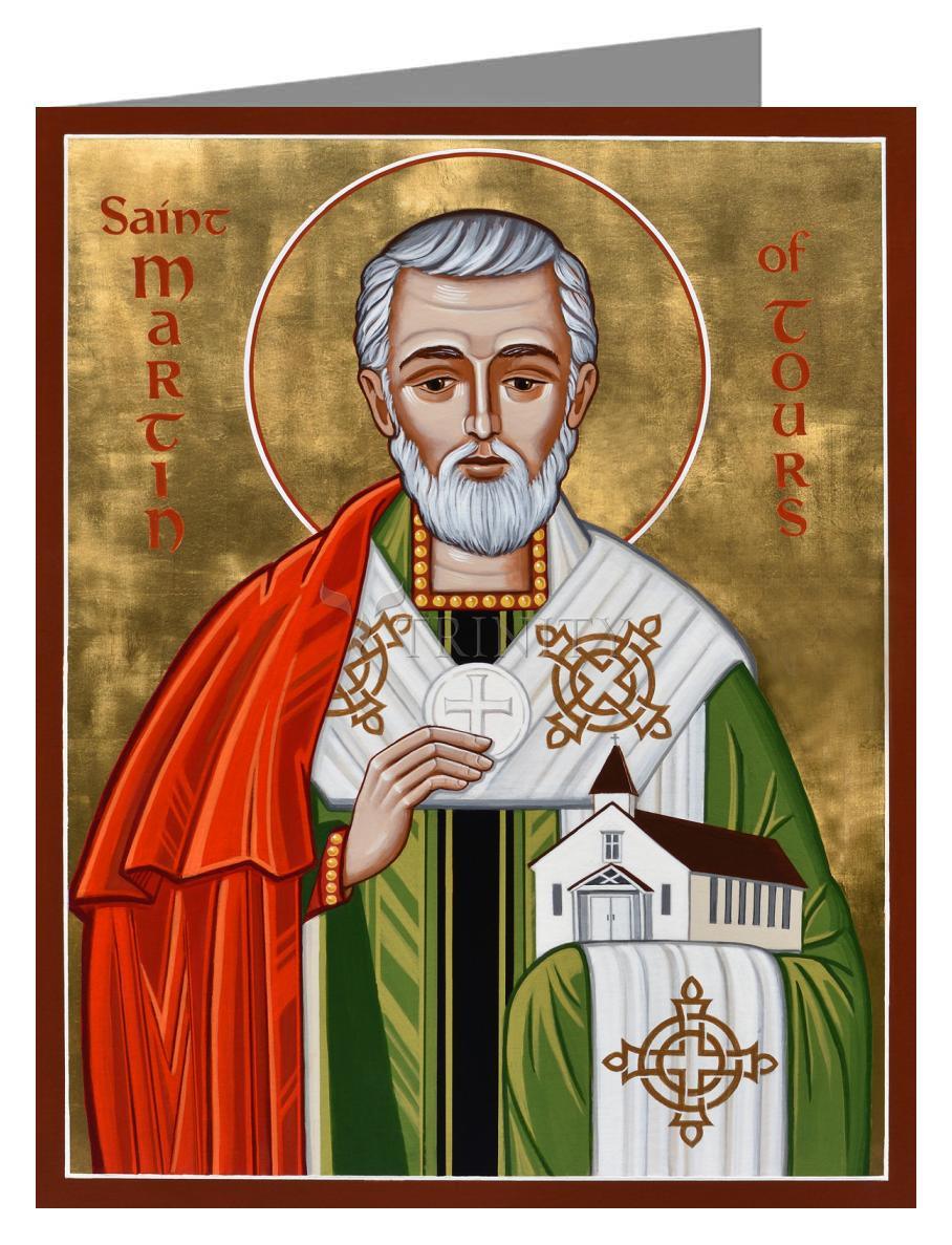 St. Martin of Tours - Note Card Custom Text by Julie Lonneman - Trinity Stores