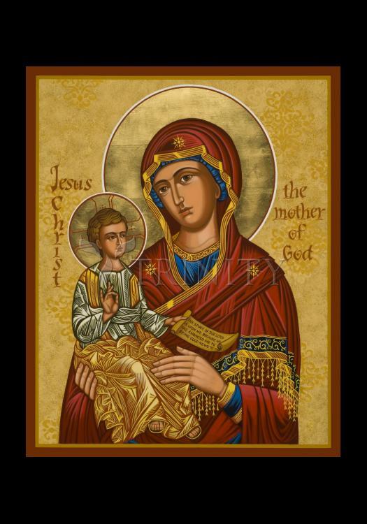 Mary, Mother of God - Holy Card by Julie Lonneman - Trinity Stores