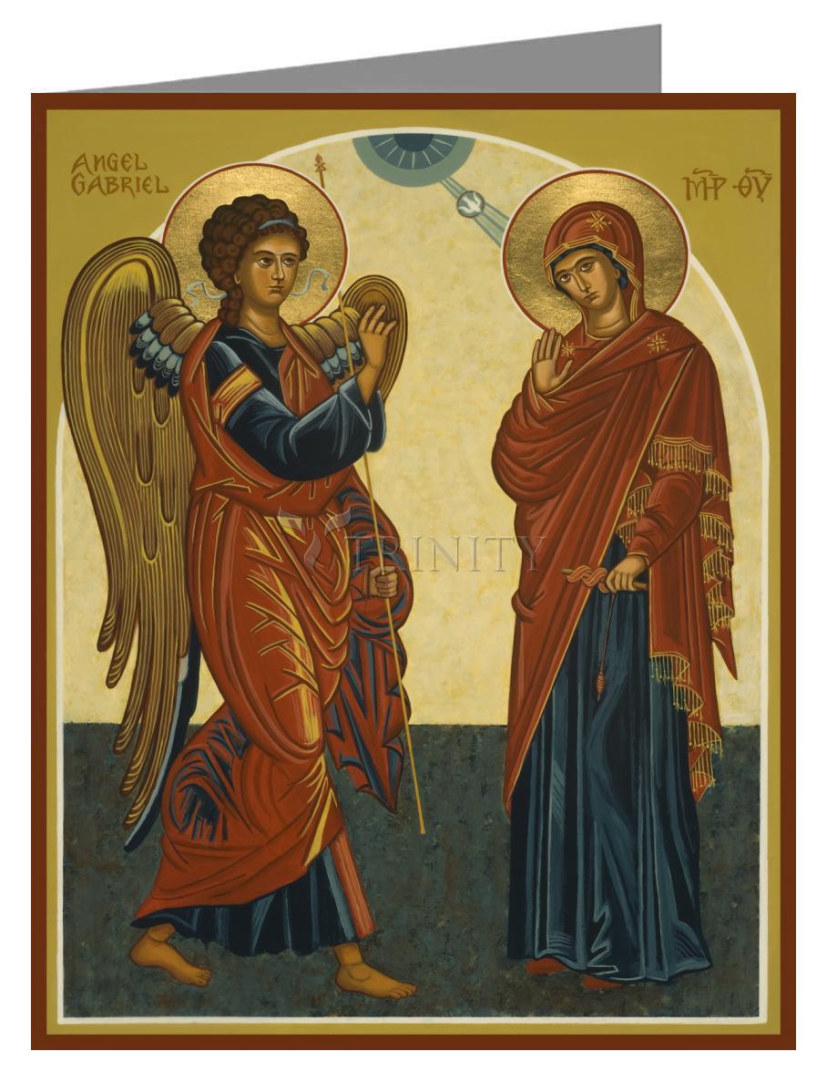 Annunciation - Note Card Custom Text by Julie Lonneman - Trinity Stores