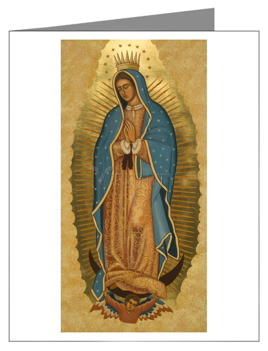 Our Lady of Guadalupe - Note Card Custom Text by Julie Lonneman - Trinity Stores