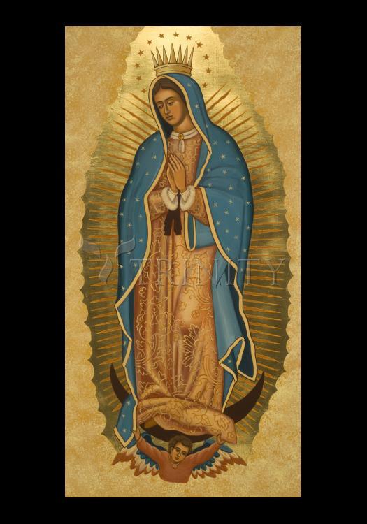 Our Lady of Guadalupe - Holy Card by Julie Lonneman - Trinity Stores