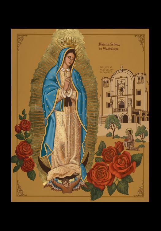 Our Lady of Guadalupe - Holy Card by Julie Lonneman - Trinity Stores
