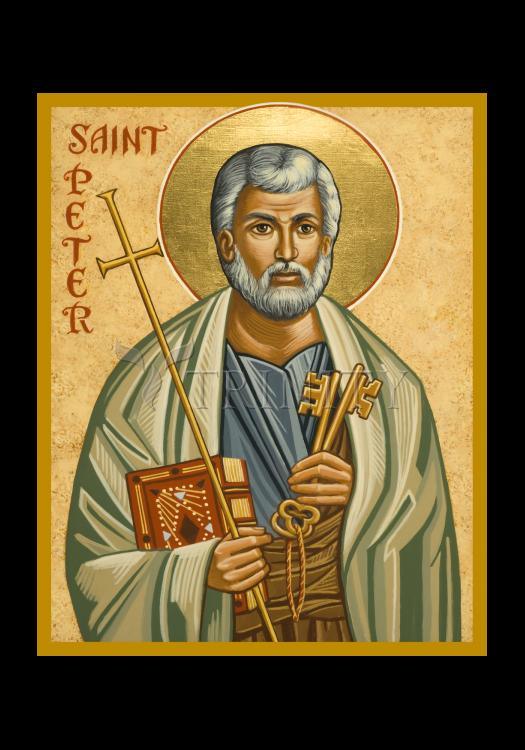 St. Peter - Holy Card by Julie Lonneman - Trinity Stores