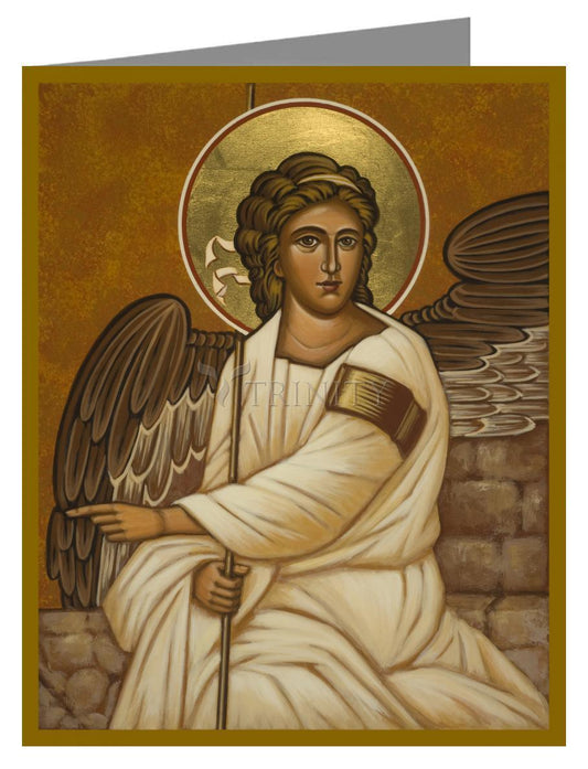 Resurrection Angel - Note Card Custom Text by Julie Lonneman - Trinity Stores