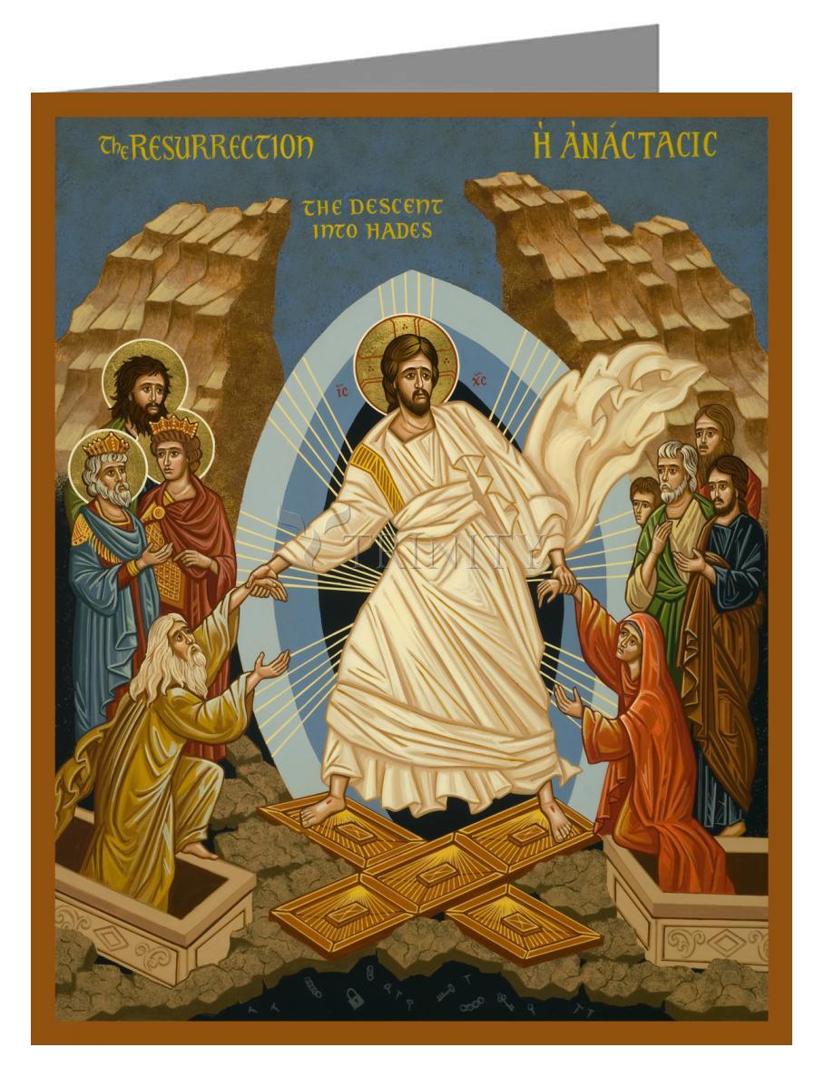 Resurrection - Descent into Hades - Note Card by Julie Lonneman - Trinity Stores
