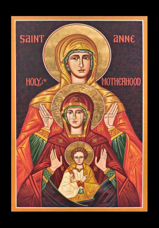 St. Anne - Holy Card by Julie Lonneman - Trinity Stores