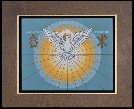 Holy Spirit - Wood Plaque Premium by Julie Lonneman - Trinity Stores
