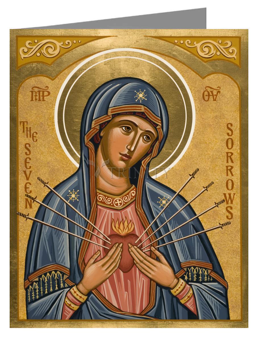 Seven Sorrows - Note Card Custom Text by Julie Lonneman - Trinity Stores