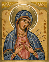 Wood Plaque - Seven Sorrows by J. Cole