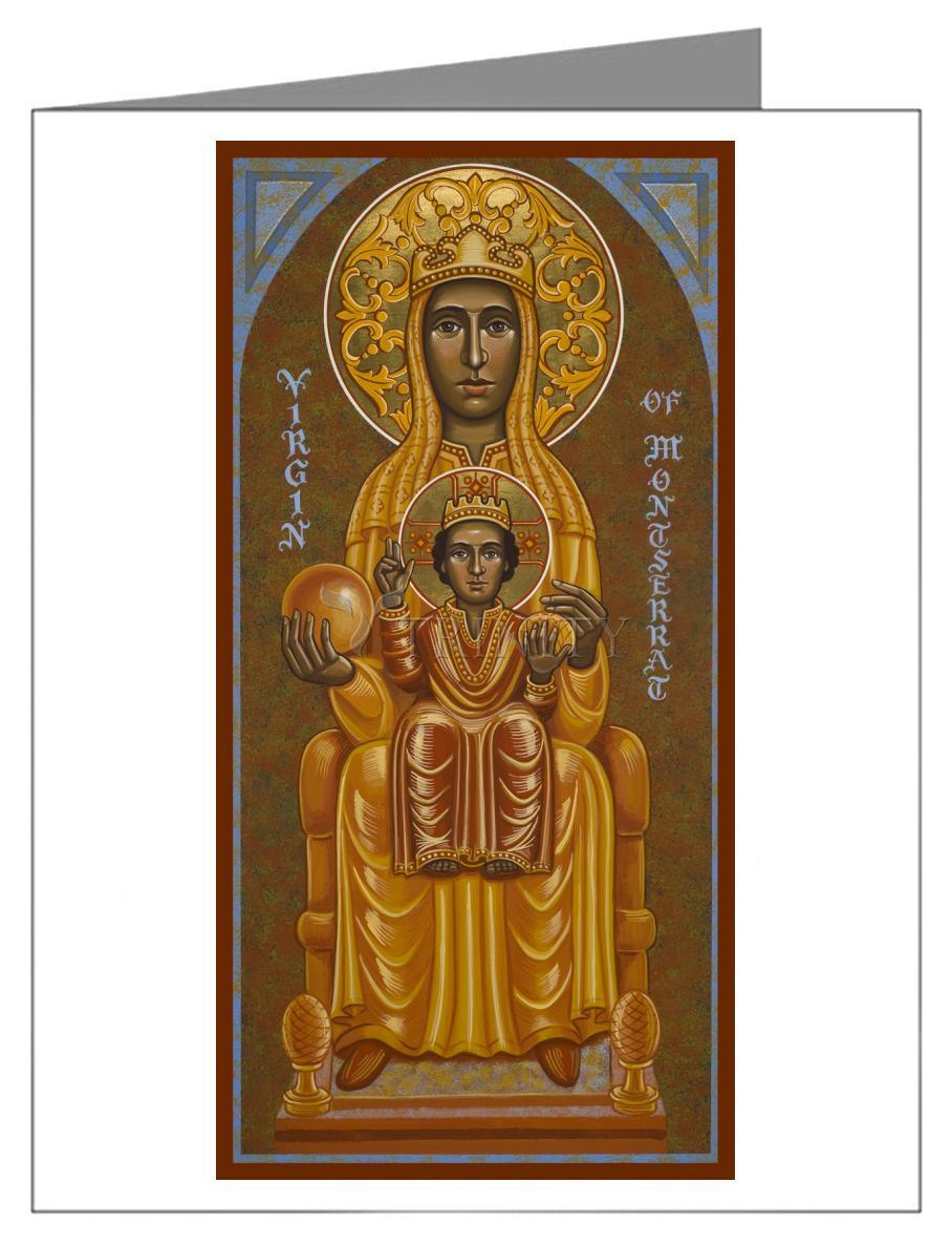 Virgin of Montserrat - Black Madonna - Note Card by Julie Lonneman - Trinity Stores