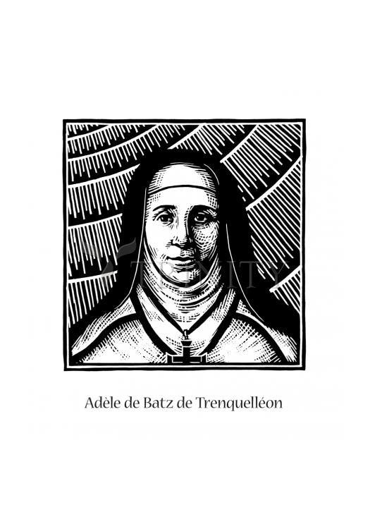 Bl. Adèle de Batz de Trenquelléon - Holy Card by Julie Lonneman - Trinity Stores