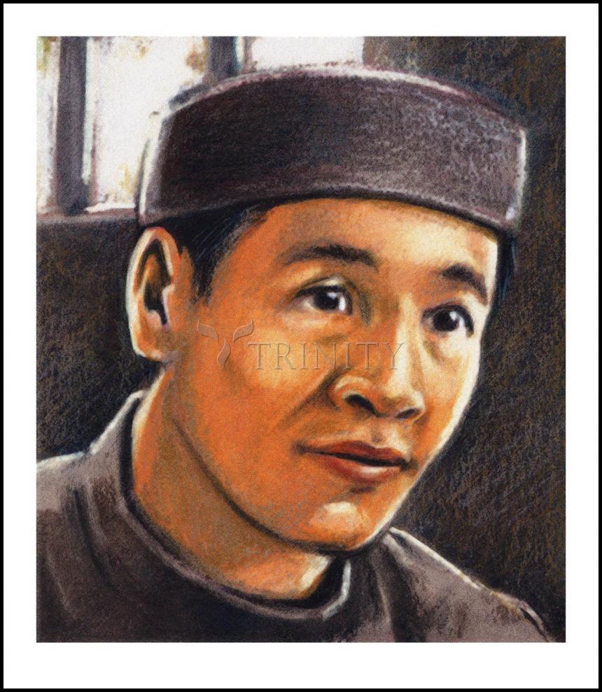 St. Andrew Dung-Lac - Wood Plaque by Julie Lonneman - Trinity Stores