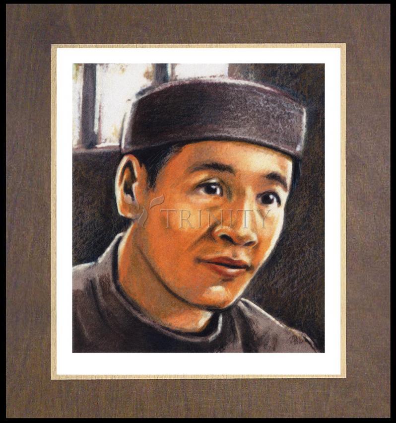 St. Andrew Dung-Lac - Wood Plaque Premium by Julie Lonneman - Trinity Stores