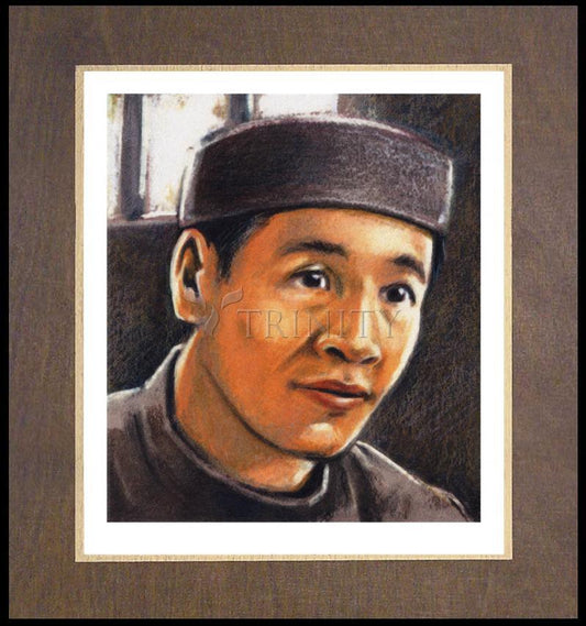 St. Andrew Dung-Lac - Wood Plaque Premium by Julie Lonneman - Trinity Stores