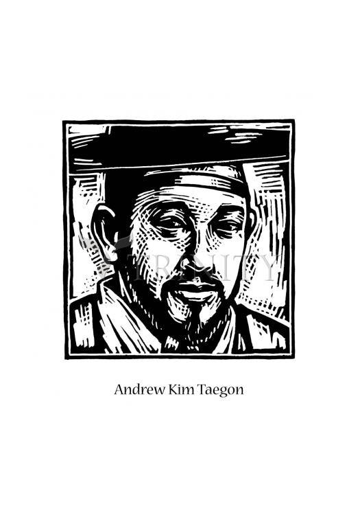 St. Andrew Kim Taegon - Holy Card
