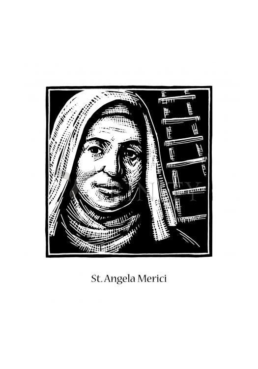 St. Angela Merici - Holy Card by Julie Lonneman - Trinity Stores
