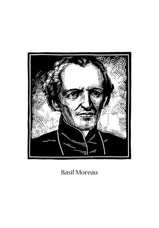Bl. Basil Moreau - Holy Card by Julie Lonneman - Trinity Stores
