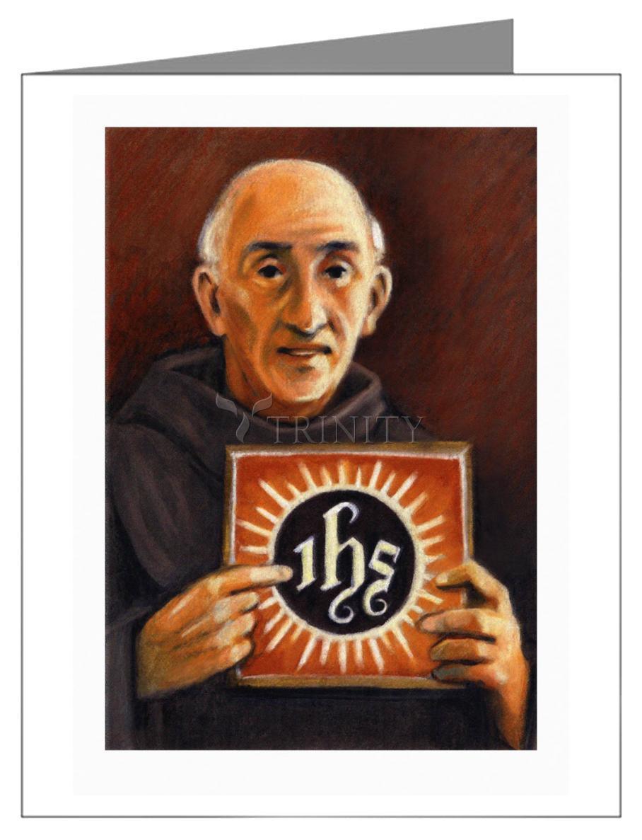 St. Bernardine of Siena - Note Card by Julie Lonneman - Trinity Stores