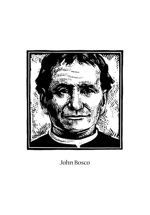St. John Bosco - Holy Card by Julie Lonneman - Trinity Stores