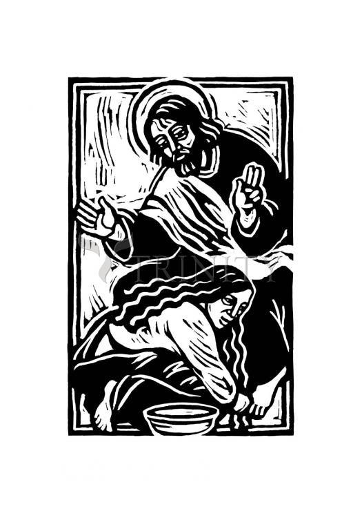 Because She Has Loved Much - Holy Card by Julie Lonneman - Trinity Stores