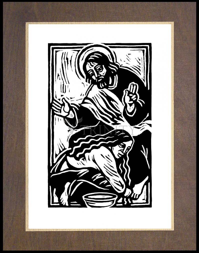 Because She Has Loved Much - Wood Plaque Premium by Julie Lonneman - Trinity Stores