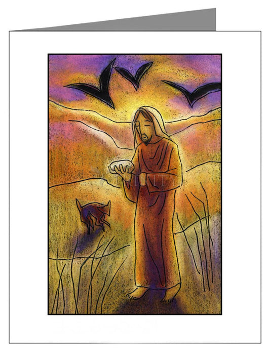 Christ in the Desert - Note Card by Julie Lonneman - Trinity Stores