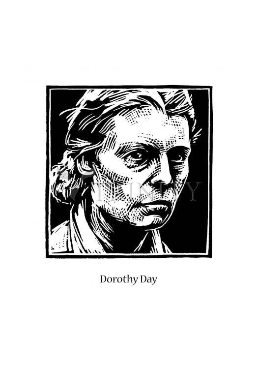 Dorothy Day - Holy Card by Julie Lonneman - Trinity Stores