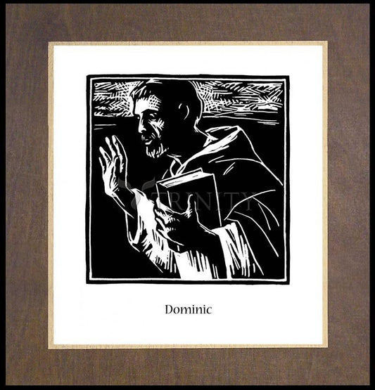 St. Dominic - Wood Plaque Premium by Julie Lonneman - Trinity Stores