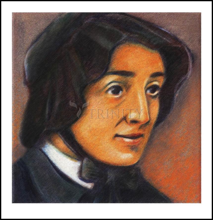 St. Elizabeth Ann Seton - Wood Plaque by Julie Lonneman - Trinity Stores