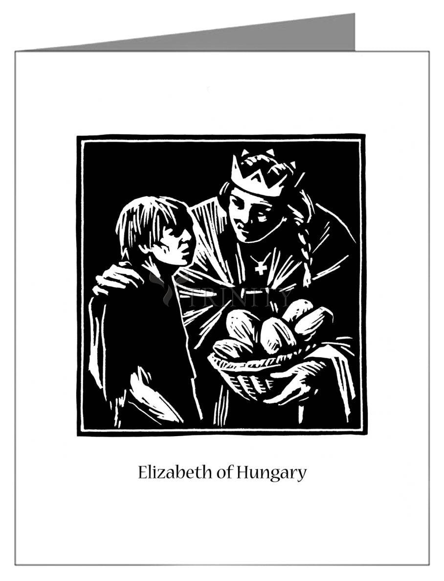 St. Elizabeth of Hungary - Note Card Custom Text by Julie Lonneman - Trinity Stores