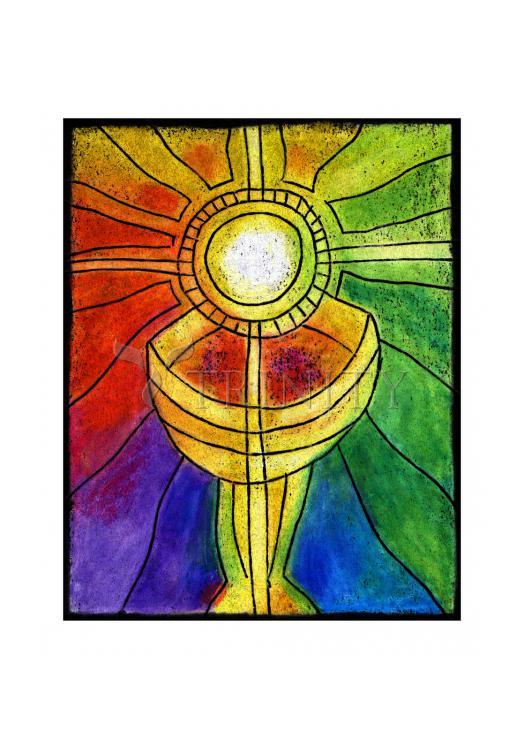 Eucharist - Holy Card by Julie Lonneman - Trinity Stores