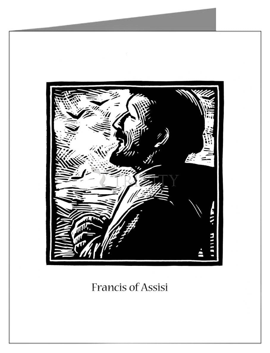 St. Francis of Assisi - Note Card by Julie Lonneman - Trinity Stores