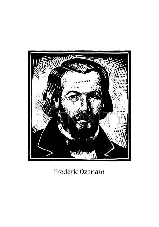 Frédéric Ozanam - Holy Card by Julie Lonneman - Trinity Stores