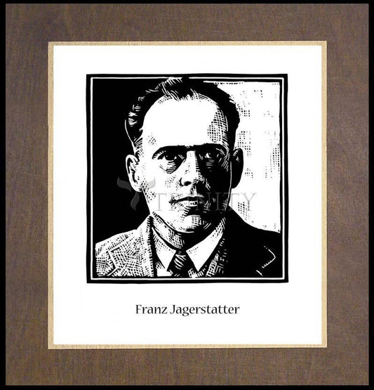 Bl. Franz Jägerstätter - Wood Plaque Premium by Julie Lonneman - Trinity Stores
