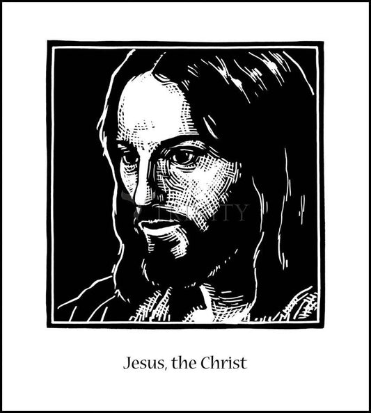 Jesus, the Christ - Wood Plaque by Julie Lonneman - Trinity Stores