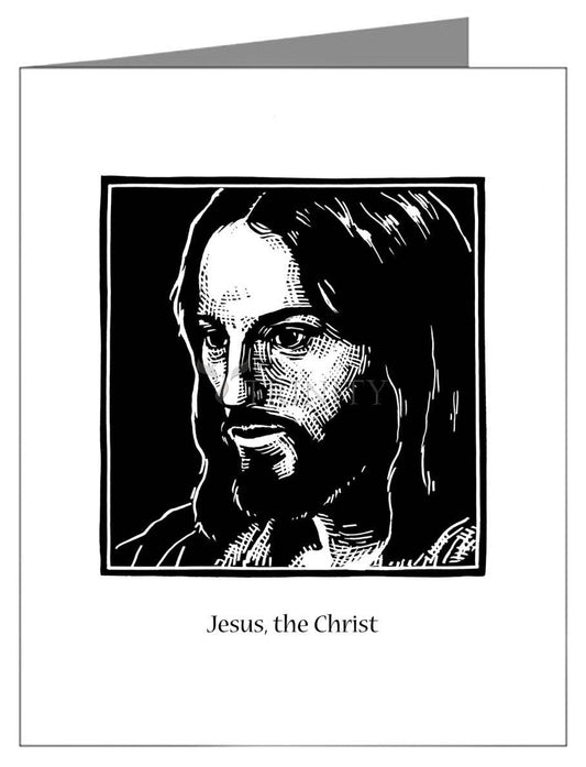 Jesus, the Christ - Note Card Custom Text by Julie Lonneman - Trinity Stores