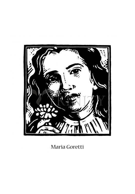 St. Maria Goretti - Holy Card by Julie Lonneman - Trinity Stores