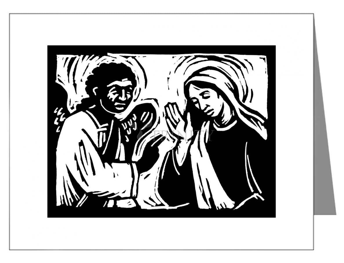 Hail, O Favored One - Note Card by Julie Lonneman - Trinity Stores